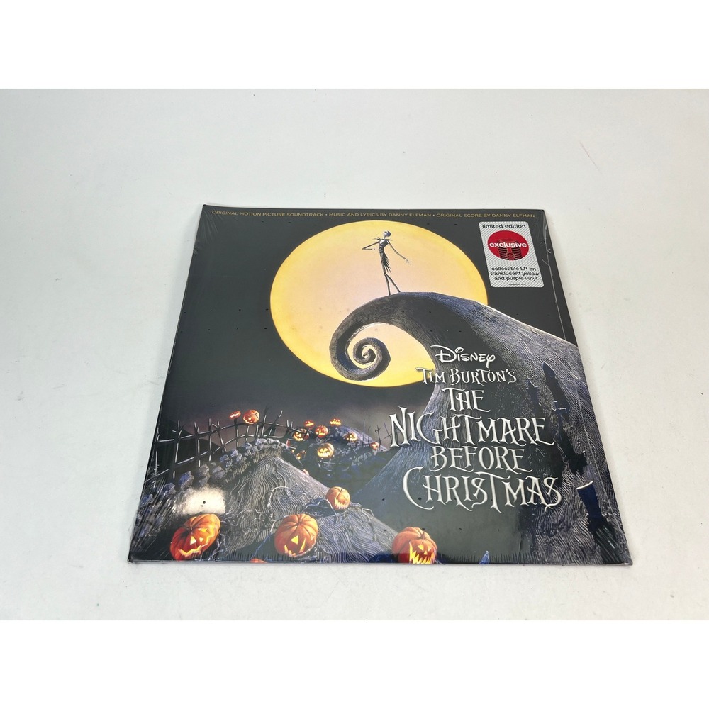 Tim Burtons The Nightmare Before Christmas LP Vinyl Record Danny Elfman